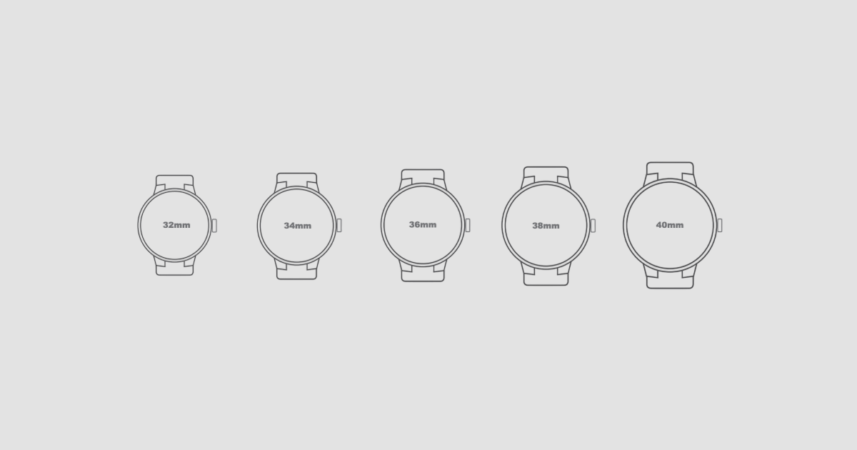 Watch Sizes Guide