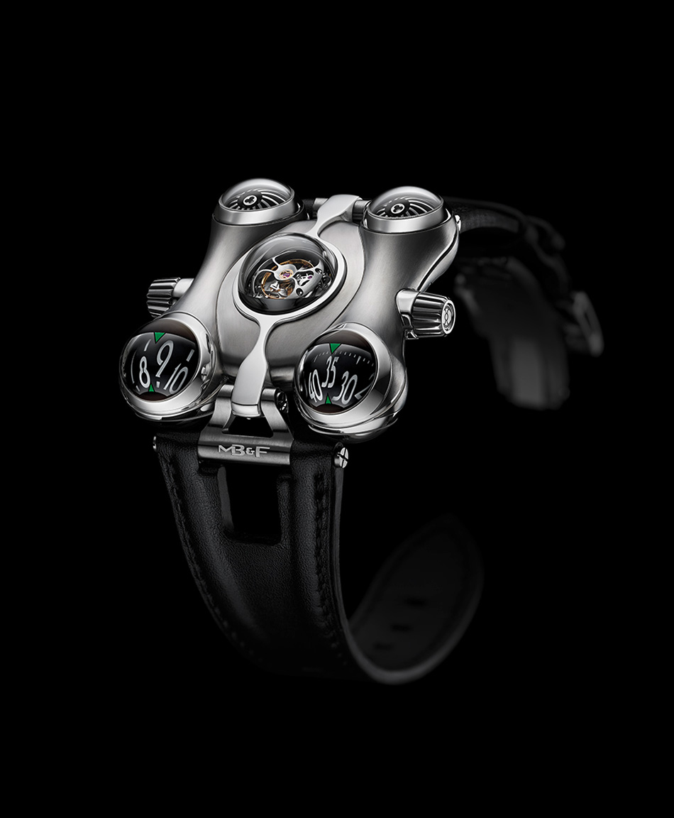 MB&F HM6 titanium tourbillon with futuristic case