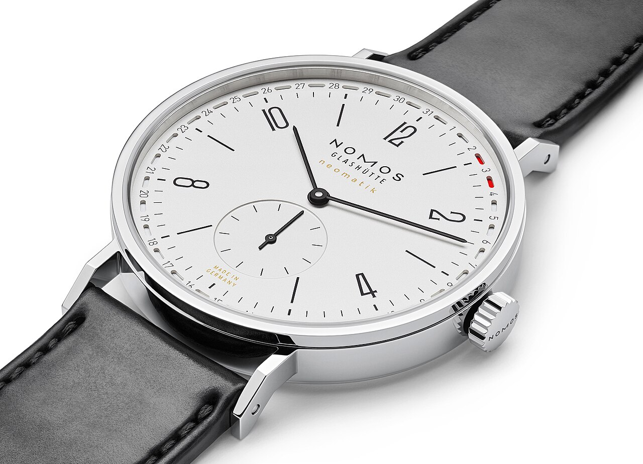 Nomos Glashutte Tangente neomatik minimalist watch from Germany
