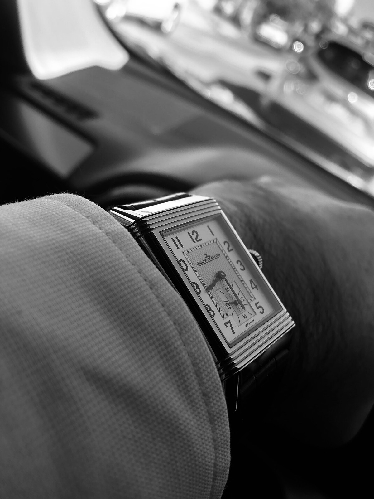 Jaeger-LeCoultre Reverso dress watch with polished case