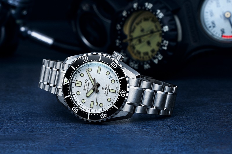 Seiko Prospex Marinemaster 1968 Heritage Diver on wrist — official Seiko campaign photo