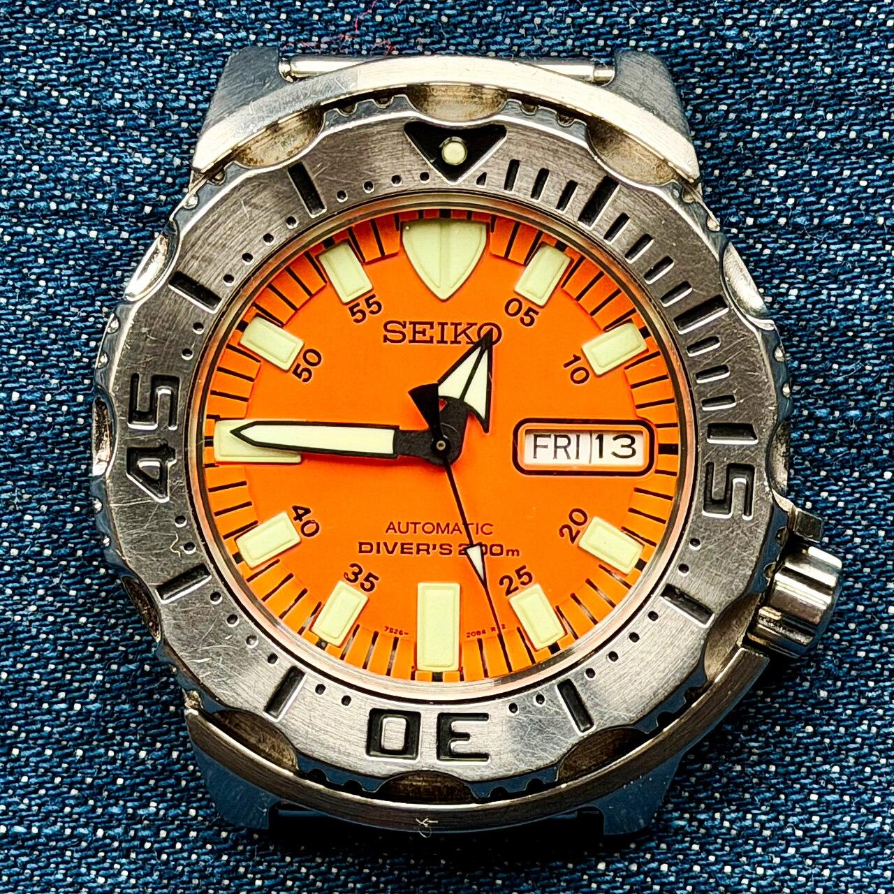 Seiko SKX781 Orange Monster diver watch