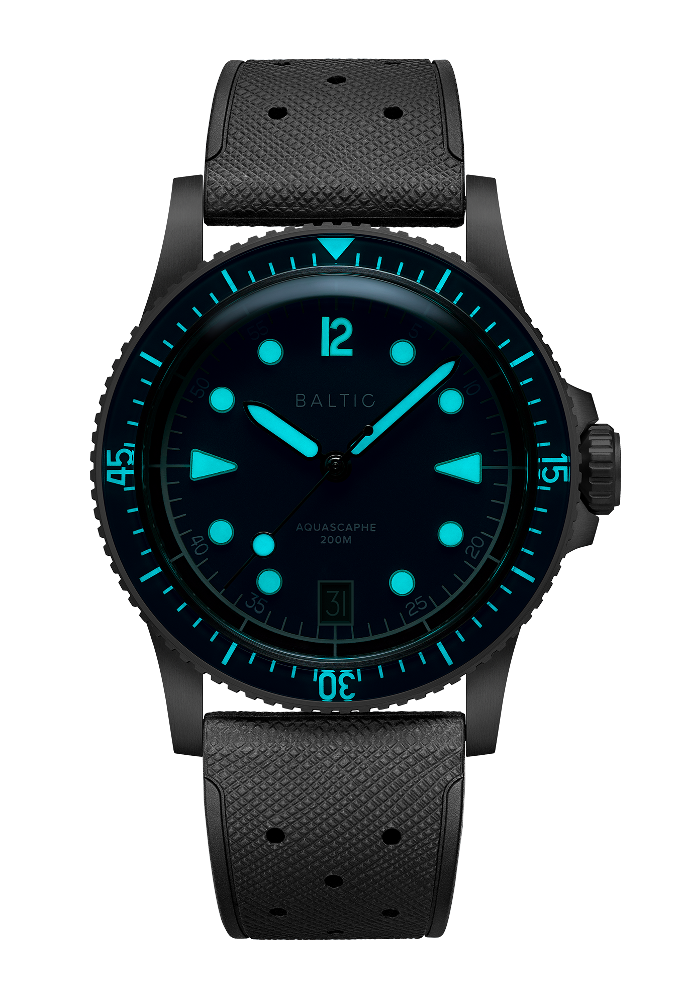 Baltic Aquascaphe MK2 3D Super-LumiNova BGW9 Lume Night Display