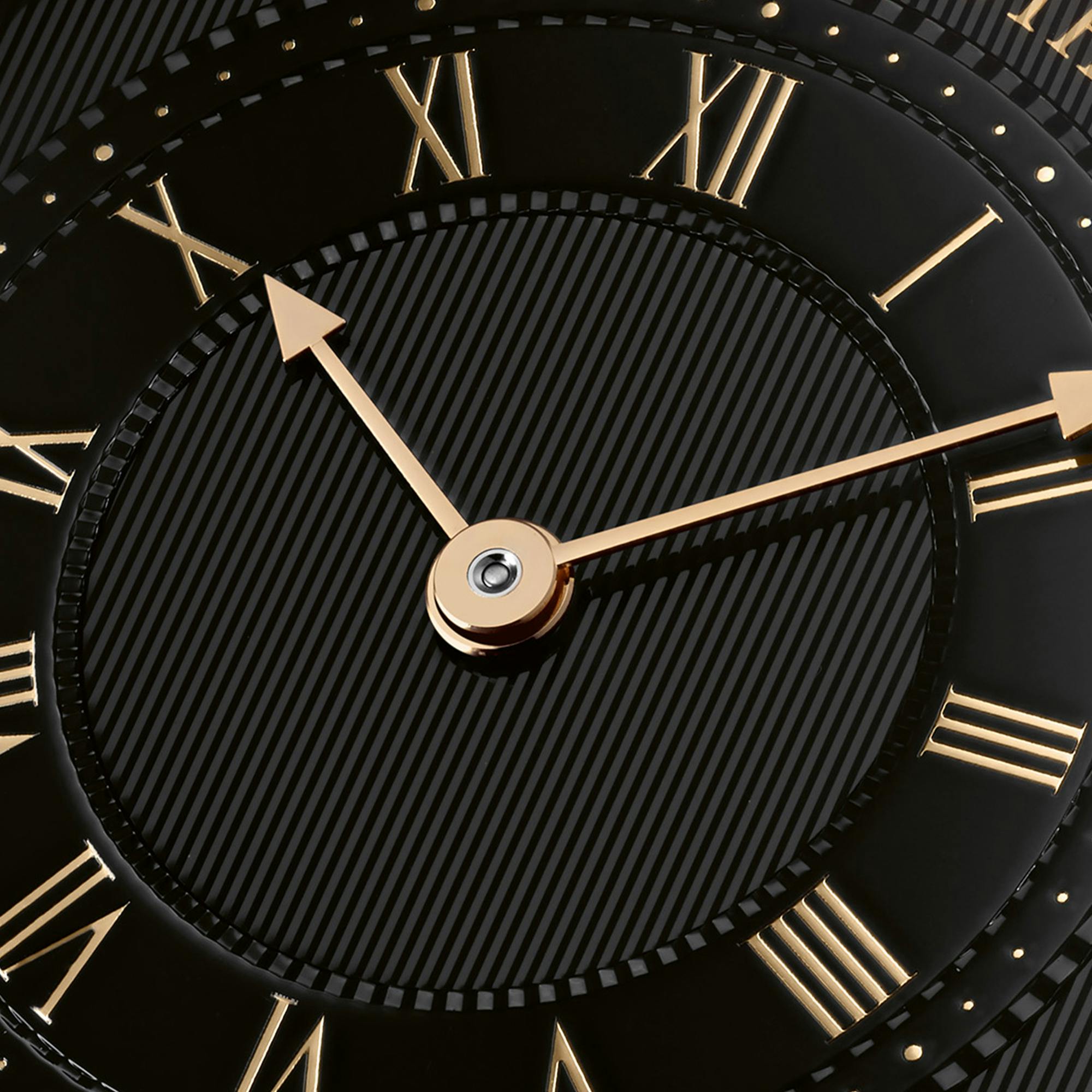Daniel Roth Calibre DR002 movement detail in Extra Plat Rose Gold Gilt