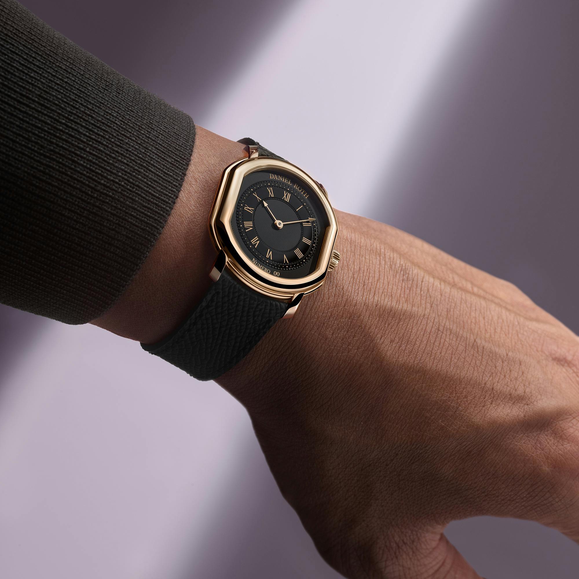 Daniel Roth Extra Plat Rose Gold Gilt on the wrist