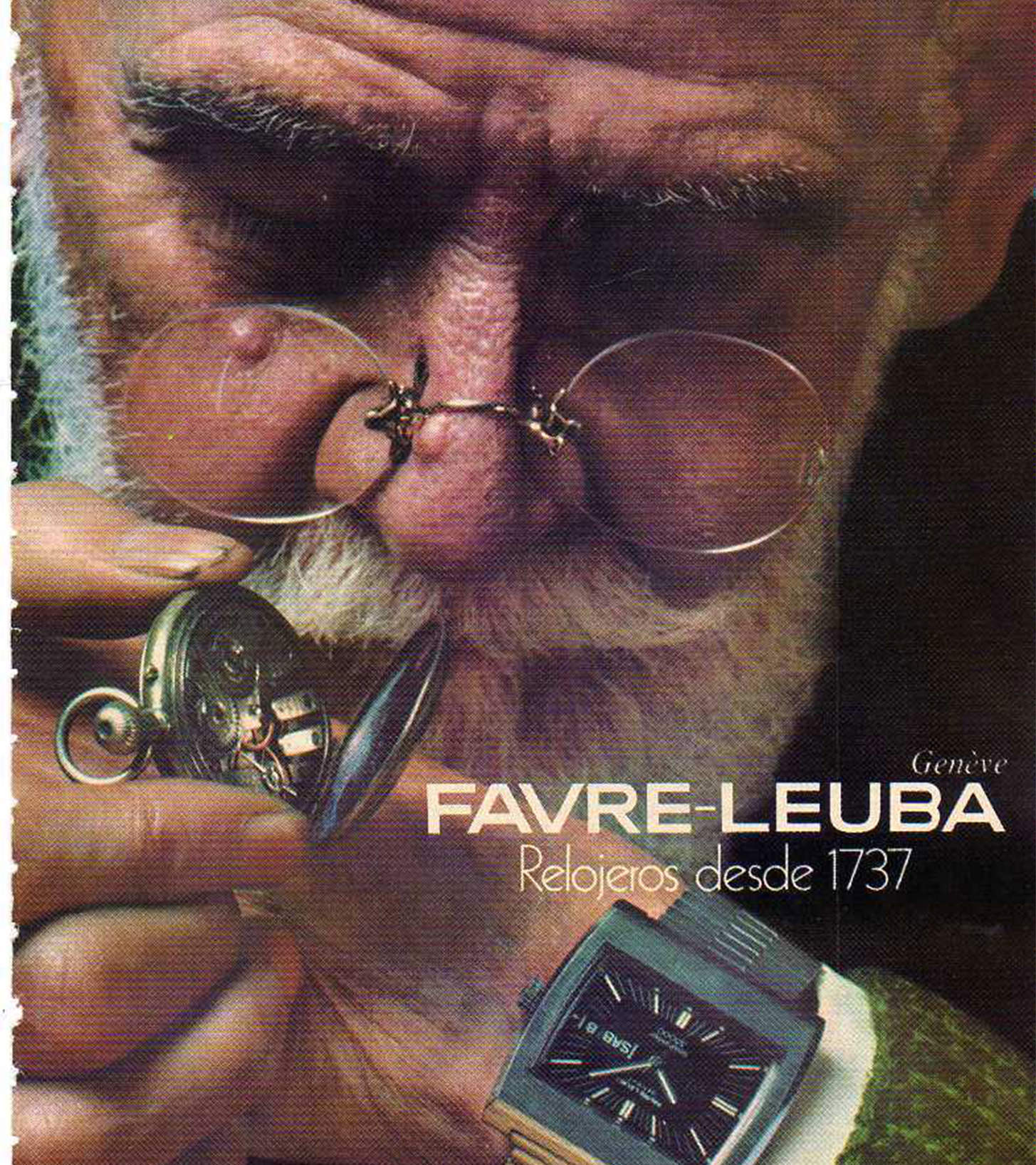 Favre Leuba timeline 1737: Abraham Favre registered as independent watchmaker in Le Locle