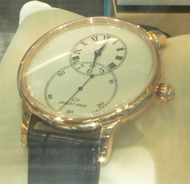 An 18th-century Jaquet Droz pocket watch with enamel work from the museum collections