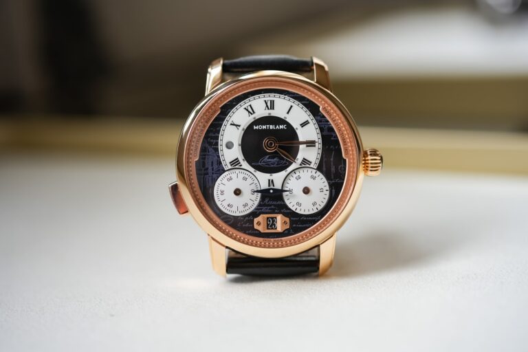 Montblanc Star Legacy Nicolas Rieussec Chronograph Limited Edition 100 dial with luminescent archival inscriptions