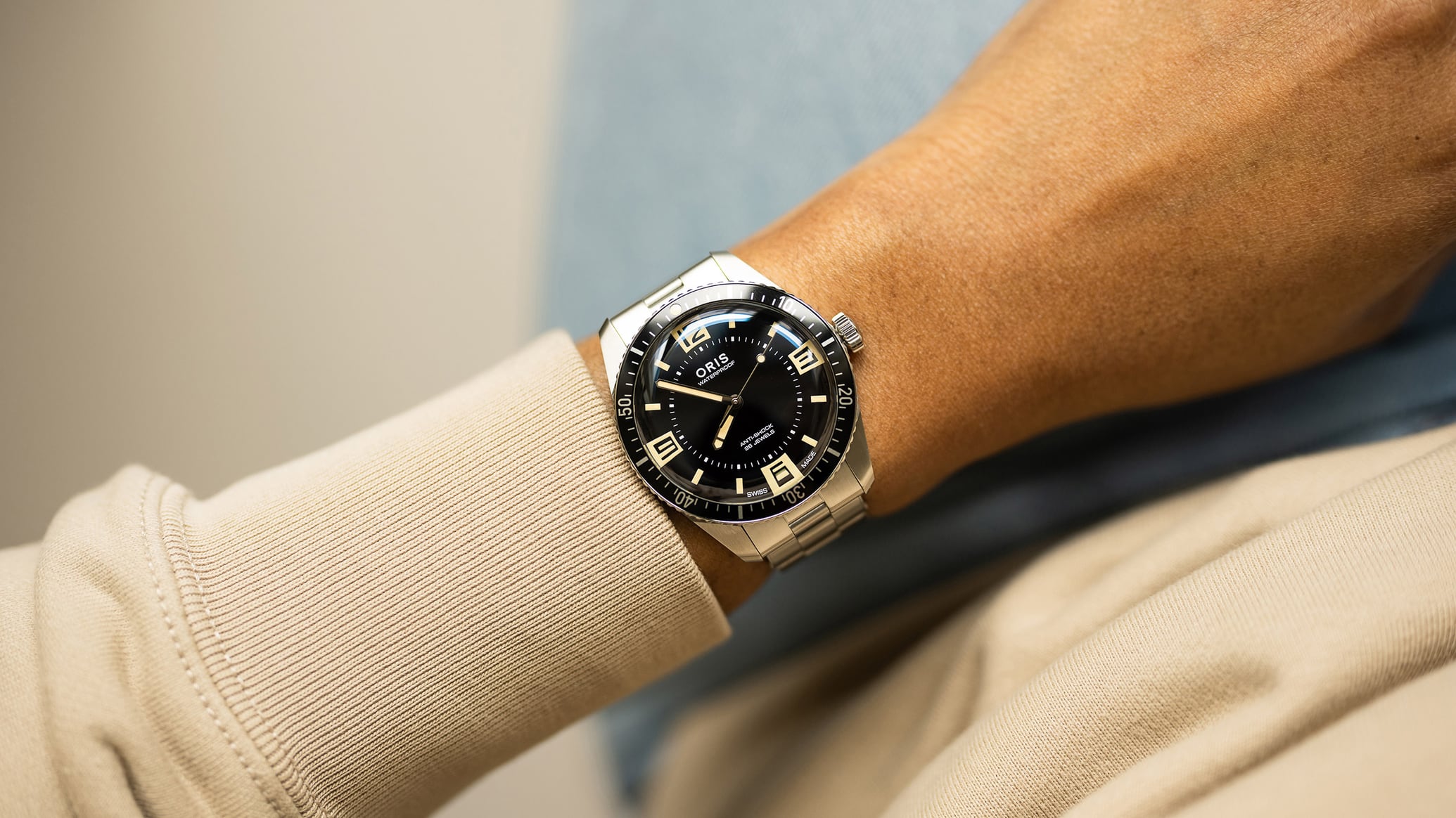 Oris Divers Sixty-Five 60th Anniversary Edition with vintage-inspired dial