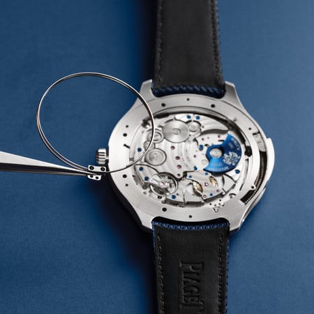 Piaget Polo Minute Repeater G0A51038 cushion case and blue calfskin strap