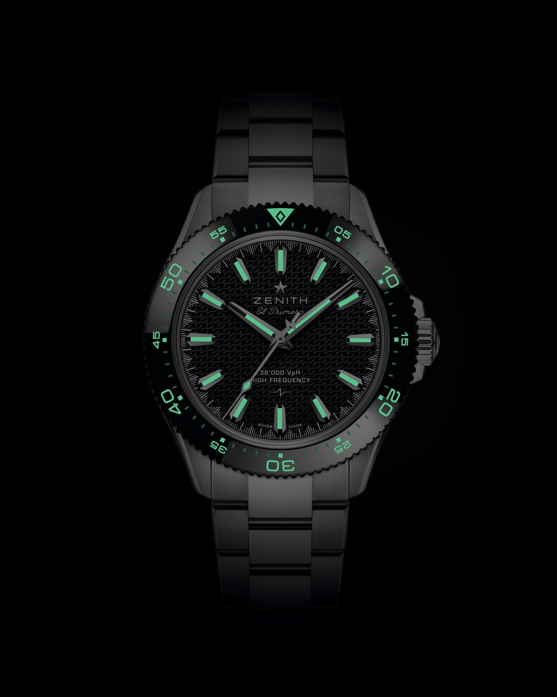 Zenith Chronomaster Solo Sport black dial with date at 3 o'clock