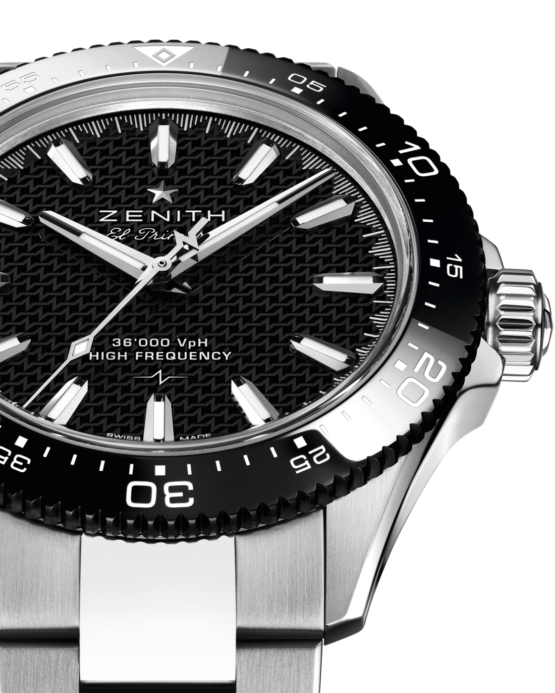 Zenith Chronomaster Solo Sport gold-tone brown dial edition with ceramic brown bezel