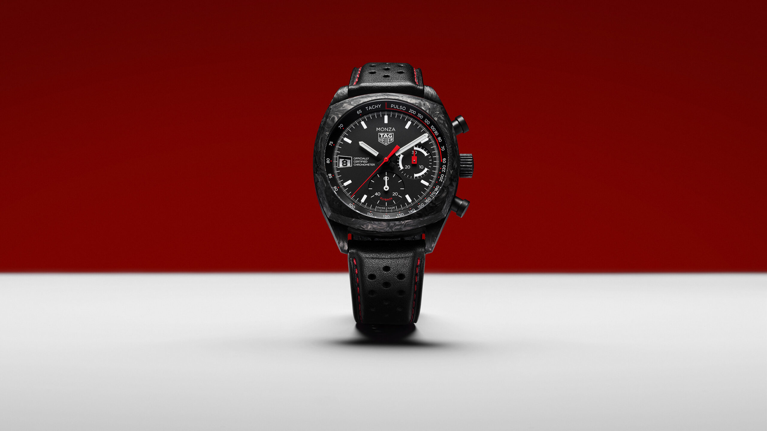 TAG Heuer Monza Flyback Chronograph Carbon CR5092.FC8372 front view
